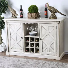 Furniture of America CM3089SV Georgia - Server - Antique White