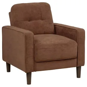 Coaster Fine Furniture 509973 Bowen II - Fabric Upholstered Track Arm Accent Chair - Rust