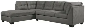 Ashley Furniture 34927S1 Pitkin - Left Arm Facing Corner Chaise 2 Pc Sectional - Slate