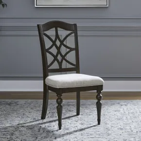 Liberty Furniture 512-C2501S Arden Road - Splat Back Side Chair - Satin Cherry