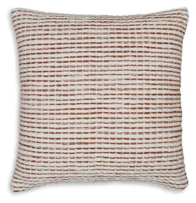 Ashley Furniture A1001038 Nashlin - Pillow (Set of 4) - White / Rust