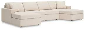 Ashley Furniture 92103S19 Ashley Furniture 92103S19 Modmax - 4-Piece Double Chaise Sectional - Oyster