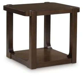 Ashley Furniture T656-3 Ashley Furniture T656-3 Breckington - Rectangular End Table - Dark Brown