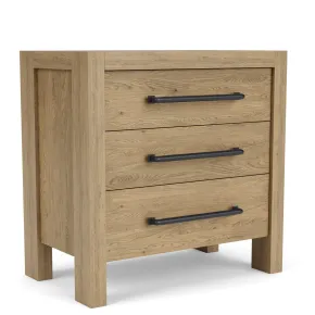 Riverside Furniture 91099 Riverside Furniture 91099 Davie - Wood 3 Drawer Nightstand - Light Brown