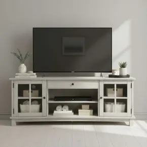 Liberty Furniture 481W-TV82 Liberty Furniture 481W-TV82 Logan - 82" TV Console Multi - White