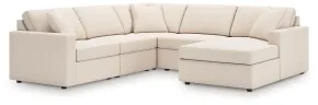 Ashley Furniture 92103S68 Ashley Furniture 92103S68 Modmax - 5-Piece Sectional With Raf Corner Chaise, With Laf Corner Chair - Oyster