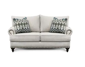 England 4Y06N Rosalie - Loveseat With Nails