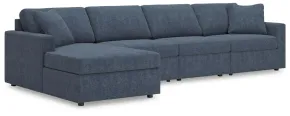 Ashley Furniture 92121S26 Ashley Furniture 92121S26 Modmax - 4-Piece Sectional With Laf Corner Chaise - Ink