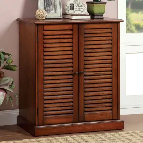Furniture of America CM-AC213A Della - Shoe Cabinet - Oak