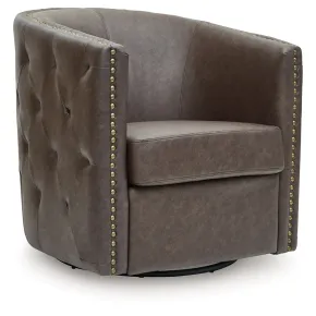 Ashley Furniture A3000741 Ashley Furniture A3000741 Brentlow - Swivel Accent Chair - Granite