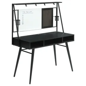 CoasterEssence 801404 Jessie - Writing Desk With Whiteboard And USB - Black