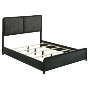 Coaster Fine Furniture 223661Q Cavelle - Upholstered Queen Bed - Black