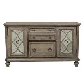 Liberty Furniture 412-HO120 Simply Elegant - Credenza - Heathered Taupe