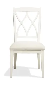 Riverside Furniture 59397 Myra - Back Upholstered Side Chair (Set of 2) - Paperwhite