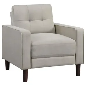 Coaster Fine Furniture 506787 Bowen - Upholstered Track Arm Tufted Accent Chair - Beige