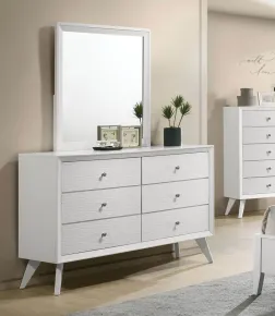Furniture of America CM7465WH-D Dortmund - Dresser
