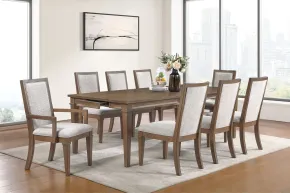 New Classic 40-D2114B-D8C New Classic 40-D2114B-D8C Mariana - Dining Table With 6 Chairs And 2 Arm Chairs - Vintage Mocha