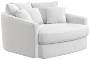 Jackson Furniture Industries 71009-1400/21 Jackson Furniture Industries 71009-1400/21 Matty - Round Accent Cuddle Chaise - White