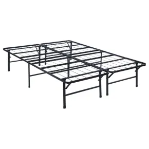 CoasterEveryday 305957Q Mabel - Metal Queen Mattress Support Platform Bed - Black