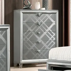 Furniture of America FOA7147C Emmeline - Chest - Silver