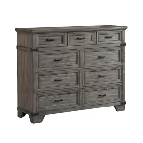 Intercon FG-BR-N4909-STE-C Forge - Tall Dresser - Brushed Steel