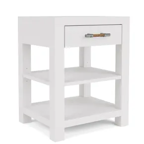 Riverside Furniture 30769 Rosalie - 1 Drawer Nightstand - White