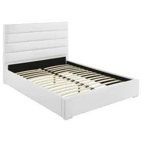 Coaster Fine Furniture 203511KE Felicity - Upholstered Eastern King Platform Bed - White