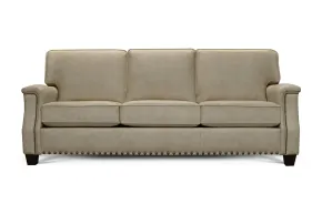 England 5305LNR Salem - Leather Sofa With Nails