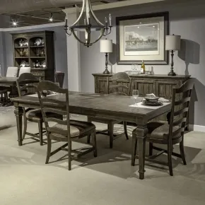 Liberty Furniture 297-DR-5RLS Paradise Valley - 5 Piece Rectangular Table Set - Saddle Brown
