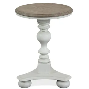 Riverside Furniture 38008 Riverside Furniture 38008 Jameson - Round End Table - White