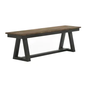 Intercon HP-CH-6215B-BBP-C Harper - Dining Bench - Brushed Brown / Pecan