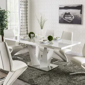 Furniture of America FOA3742T-TABLE Zain - Dining Table - White
