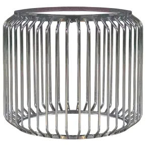 CoasterEssence 193430 Veena - Round Metal Dining Table Base - Chrome