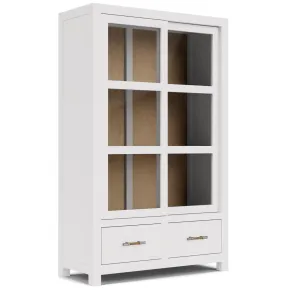 Riverside Furniture 30754 Rosalie - Display Cabinet - White