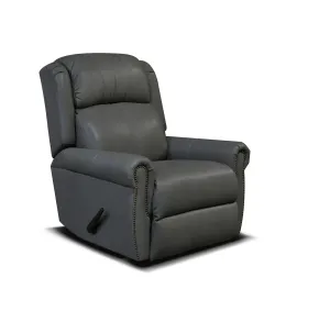 England 5H52ALN EZ Motion - EZ5H00AL - Leather Swivel Gliding Recliner With Nails