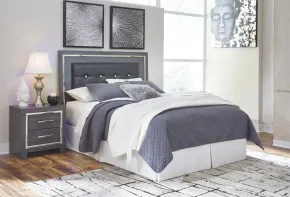 Ashley Furniture B214-57 Lodanna - Queen UPH Panel Headboard - Gray