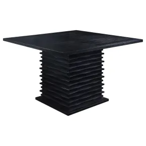CoasterEssence 102068 Stanton - Square Counter Height Dining Table - Black