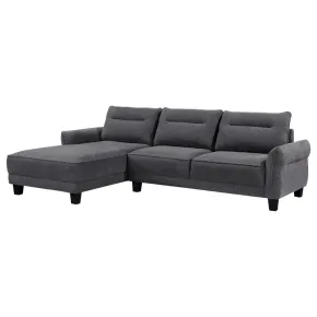 Coaster Fine Furniture 509540B1 Caspian - LAF Chaise, Box 1 of 2 - Gray