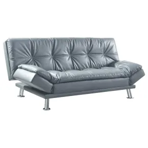 CoasterEssence 500096 Dilleston - Upholstered Tufted Convertible Sofa Bed - Gray