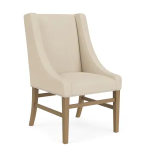 Riverside Furniture 92640 Mix-N-Match Chairs - Host Upholstered Chair (Set of 2) - Beige