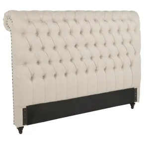 CoasterEssence 300525KEB1 Devon - Upholstered Eastern King Panel Headboard - Beige