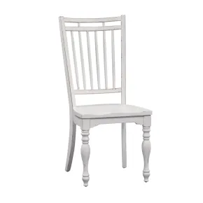 Liberty Furniture 244-C4000S Liberty Furniture 244-C4000S Magnolia Manor - Spindle Back Side Chair - Antique White