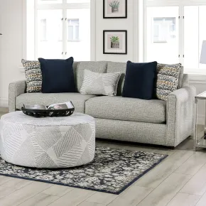 Furniture of America SM8194-SF Chancery - Sofa - Gray / Navy