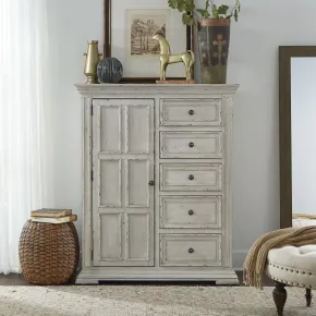 Liberty Furniture 361W-BR42 Big Valley - Door Chest - Whitestone