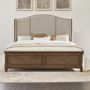 Liberty Furniture 336-BR-QSH Liberty Furniture 336-BR-QSH Harrison Heights - Queen Shelter Bed - Sienna