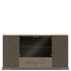 Riverside Furniture 87155 Sariel - Stone Top Server - Dark Brown