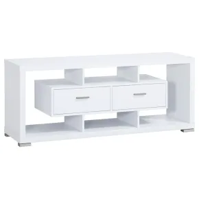 CoasterEssence 700113 Darien - 2-Drawer Engineered Wood TV Stand - White
