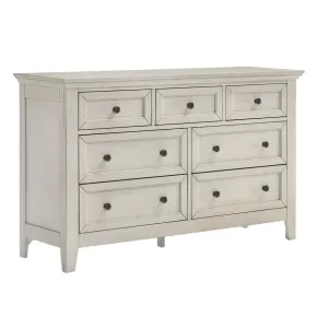 Intercon SM-BR-4307-RWH-C San Mateo Youth - Dresser - Rustic White