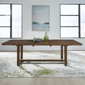 Liberty Furniture 105-CD-TRS Harmony - Trestle Table - Brownstone