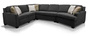 England 3N0060P/3N00-22/3N00-43/3N00-95 England 3N0060P/3N00-22/3N00-43/3N00-95 Nola - 4 Piece Sectional, LAF Power Loveseat